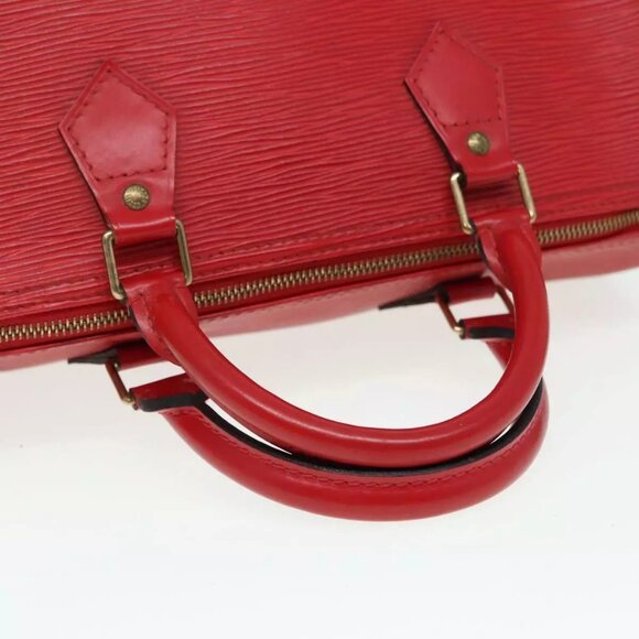 LOUIS VUITTON Epi Speedy 35 Hand Bag Castilian Re - Picture 10 of 16